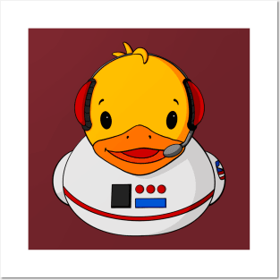 Astronaut Rubber Duck Posters and Art